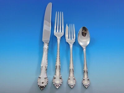 English Gadroon por Gorham Plata Esterlina Cena Tamaño Lugar Set(s) 4 Piezas Foto 1 de 4