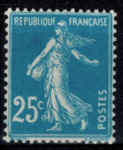 France timbre type semeuse fond plein N° 140 Neuf ** MNH - Picture 1 of 1