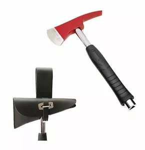 Feuerwehrbeil DIN 14924-FBD + Beiltasche f. Feuerwehr-Haltegurt/Sicherheitsgurt - Bild 1 von 4