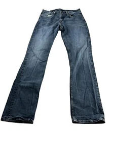 Levi Strauss 559 Denim Mens W34 L38 Blue Jeans Relaxed Fit Straight Leg Zip Fly - Picture 1 of 12