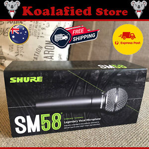 Shure SM58 LC Cardioid Dynamic Vocal Microphone - Black - AUS Seller