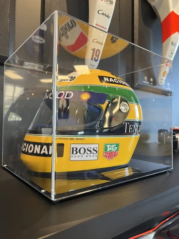 ayrton senna helmet Cover