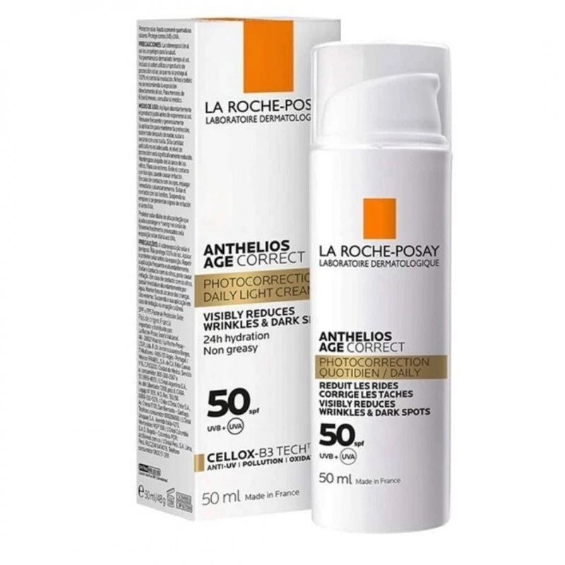 LA ROCHE-POSAY AGE CORRECT ANTHELIOS crema solare anti age 50spf uvb quotidiano - Image 1 of 1