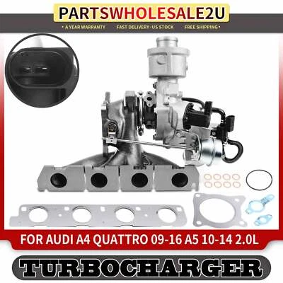 Turbocharger for Audi A4 Quattro 2009-2016 A5 2010-2014 A6 Allroad L4 2.0L K03 - Image 1 of 4