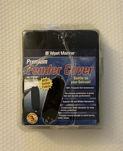 Deluxe Double-Knit Polyester Fender Cover, Navy, XLarge 12” x 34” Model 17216417 - Bild 1 von 3
