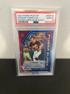 2020 Panini Prizm DP PWR Surge Blue Wave Auto Spencer Torkelson PSA 10 - Picture 1 of 2