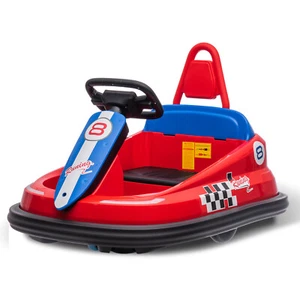 6V Kids Ride on Bumper Car 360° Spinning Electric Vehicle w/ Lights Music & Horn - Picture 1 of 6