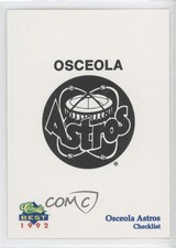 1992 Classic Best Osceola Astros Osceola Astros Team #30