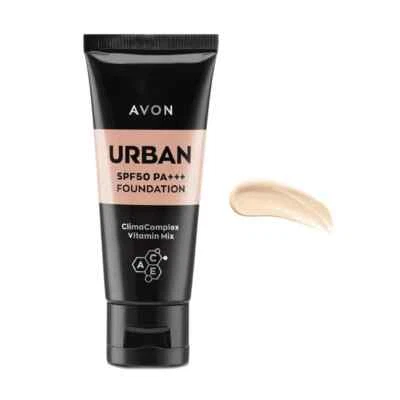 Avon Urban Defence SPF50 PA+++ Foundation 30 ml-1oz/Various Shade - Image 1 of 4