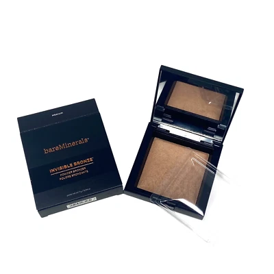 bareMinerals Invisible Bronze MEDIUM baked powder bronzer .24 oz. Rare NEW NIB - Image 1 of 2