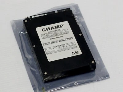 CHAMP C1300-2AF, 1.3GB, VERY RARE HARD DISK DRIVE, 3.5", NO BADs, WORKING - Image 1 of 4