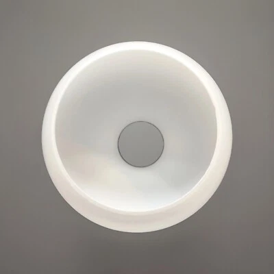 Lampenschirm LOXY E14 Ersatz Glas weiß matt Maße Ø90x75mm Loch 30mm Kugel Glas - Bild 1 von 4