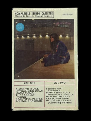 SEALED, Melanie – Leftover Wine M 55066, Audio Cassette, Snapcase, US, 1970 - Image 1 of 4
