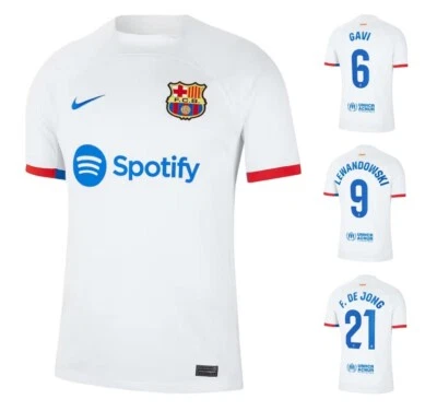 Trikot Nike FC Barcelona 2023-2024 Away I Auswärts Barca + Flock Spielernummer - Bild 1 von 2