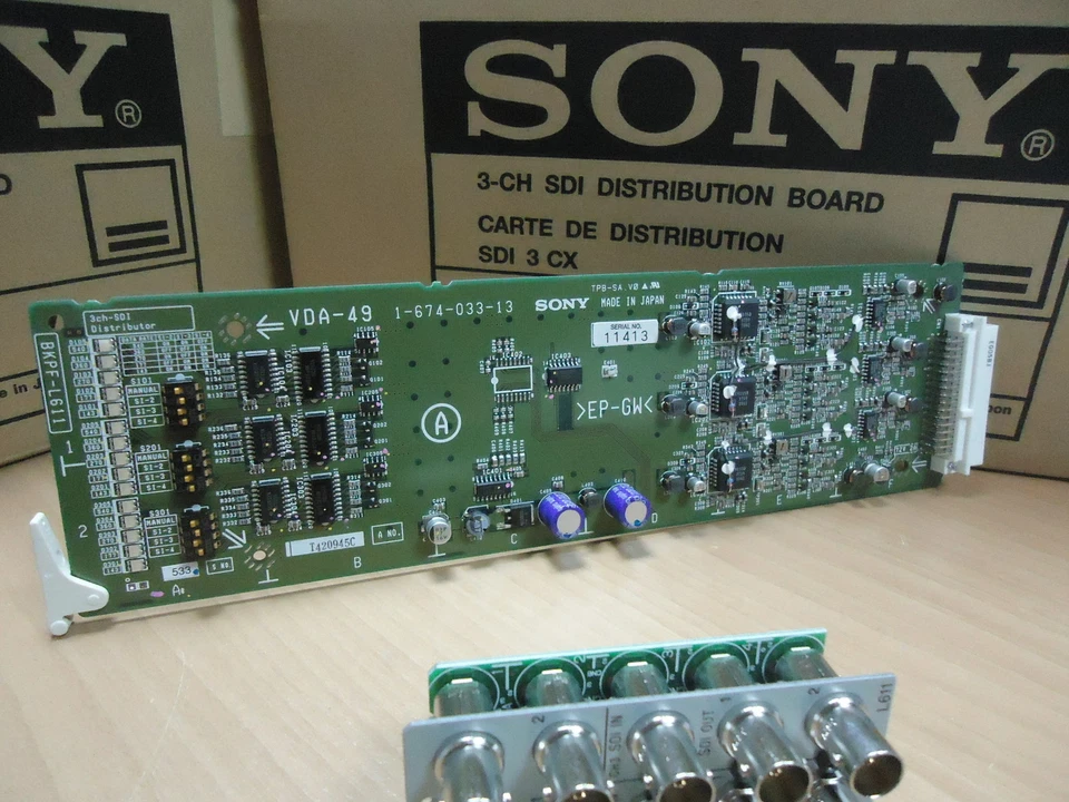 索尼 BKPF-L611 3x 1:2 SDI 回锁分发板带后面板 =N E W= — 第 1/4 张图片