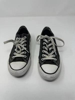 Converse Allstar Negro Blanco Cuadros Cuadros Doble Lengua Mujer Talla 6.5 Foto 1 de 4
