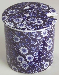 Staffordshire Calico blaue Marmelade Gelee Glas 4191902 - Bild 1 von 1