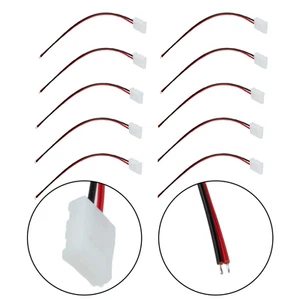Joint Clip Connector For 8mm For Lamps For Lighting 10pcs 2PIN With Wire - Picture 1 of 12