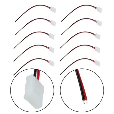 Joint Clip Connector For 8mm For Lamps For Lighting 10pcs 2PIN With Wire - Image 1 of 4