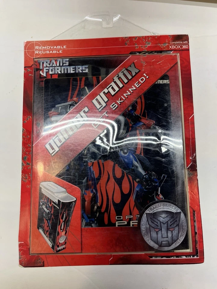 Gamer Graffix Transformers ( Xbox 360 Skin) Optimus Prime New Old Stock - Image 1 of 3