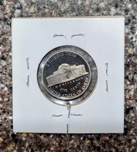 1992 S Jefferson Nickel Proof rotated die error Cameo  - Picture 1 of 2