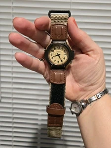 Casio Herren Forester hellbraun Nylon Armband Uhr FT-500W - Bild 1 von 8