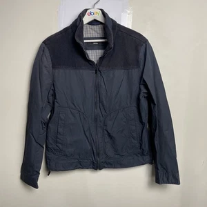 Hugo Boss Blue Full Zip Jacket 50UK 40R Slim Fit Pockets Cotton Blend Comillo - Picture 1 of 13
