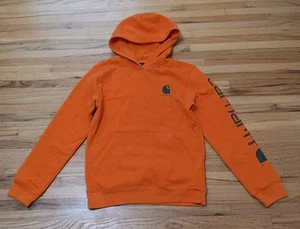 Carhartt Youth Boys Spell Out Pullover Graphic Hood Carhartt Youth Large - Picture 1 of 9