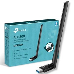 TP-Link Archer T3U Plus WiFi Dongle AC1300 High Gain Wireless WiFi Adapter Du... - Picture 1 of 8