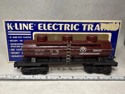 VTG K-LINE O/O-27 GAUGE K-5410 MONON TRIPLE DOME TANK CAR FREE SHIPPING A9 - Image 1 of 4