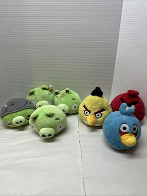 Lote de 7 peluches Angry Birds Foto 1 de 4