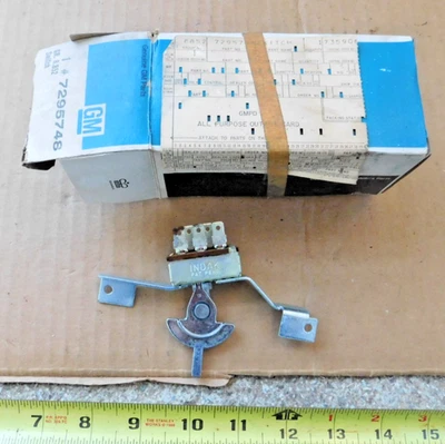 INTERRUPTOR DE CONTROL DEL MOTOR SOPLADOR CALENTADOR NUEVO 1966-67 BUICK ELECTRA LESABRE WILDCAT Foto 1 de 3