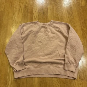 Pact Sweatshirt women's Size XXL Pink Organic Cotton Crewneck - Picture 1 of 6