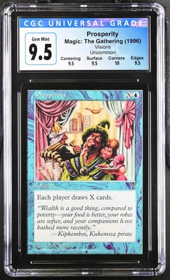 PROSPERITY Visions U CGC 9.5 Q+ MTG [Nostalgium] - Image 1 of 2