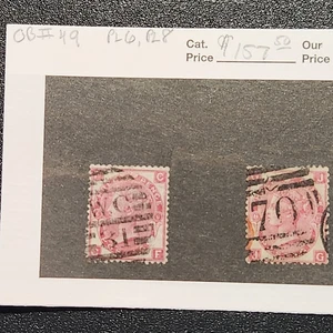Großbritannien #49 pl6, pl8 - CV 157,50 $ - Lot #10927 - Bild 1 von 1