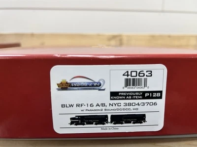 Broadway Limited 4063 New York RF-16 A/B 3804/3706 Sound DC Baldwin Sharknose - Image 1 of 4