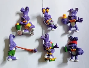MILKA EASTER BUNNIES LARGE FIGURINES SET - FIGURES COLLECTIBLES MINIATURES - Picture 1 of 1