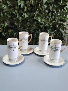 4 x IRISH COFFEE - HIGHNESS FINE CHINA JAPAN - COFFEE CUP AND SAUCER - 8 PIECES - Picture 1 of 10