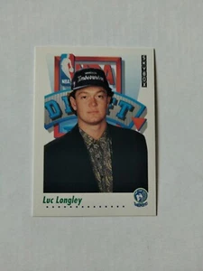 1991-92 Skybox LUC LONGLEY NBA Draft Rookie Card #519 Timberwolves /Bulls RC  - Bild 1 von 2