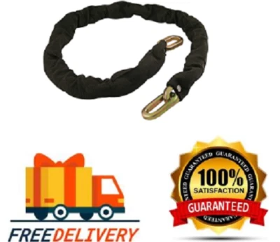 10mm x 2000mm No.348 Strong Case Hardened Square Link Chain with Black Sleeve - Image 1 of 2