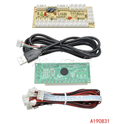 USB Encoder Zero Delay Arcade PC to Joystick MAME 5Pin Sanwa Push Button cable - Bild 1 von 4