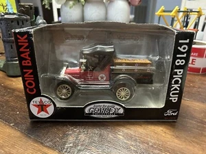 Gearbox 1918 Ford Runabout Pickup Texaco Diecast Coin Bank Serial #11005 - Picture 1 of 9