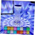 Yckeogln Touch Control Crystal Table Lamp,16 Color Changing Diamond Bedside 