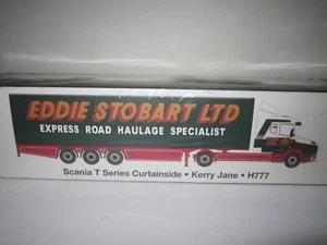 Atlas Eddie Stobart Scania T Series Curtainside Kerry Jane 1/76 Scale Model - Picture 1 of 2