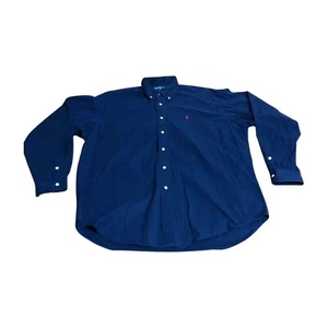 Polo Ralph Lauren Blake Langarmhemd mit Knöpfen Herren Größe L Blau - Bild 1 von 5