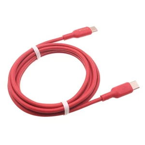 For OnePlus 9 10 Nord N10 N20 N200 Red 6ft Long Cable USB-C to Type-C PD Fast - Picture 1 of 6