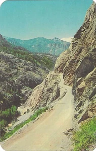 Vintage Colorado Chrome Postcard Uncompahgre Gorge Million Dollar Highway - Picture 1 of 2