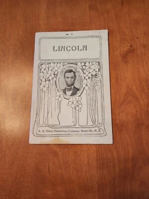 THE STORY OF LINCOLN by Harriet G. Reiter (Instructor Classic Series #5) [1906] - Image 1 of 4