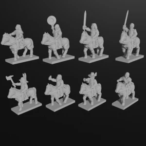 8x 15mm/1:100th Pike & Shotte Characters & Command (ECW/TYW) - Picture 1 of 1