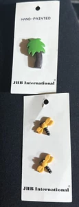 Vintage JHB International palm tree & dragon flies new - Picture 1 of 3